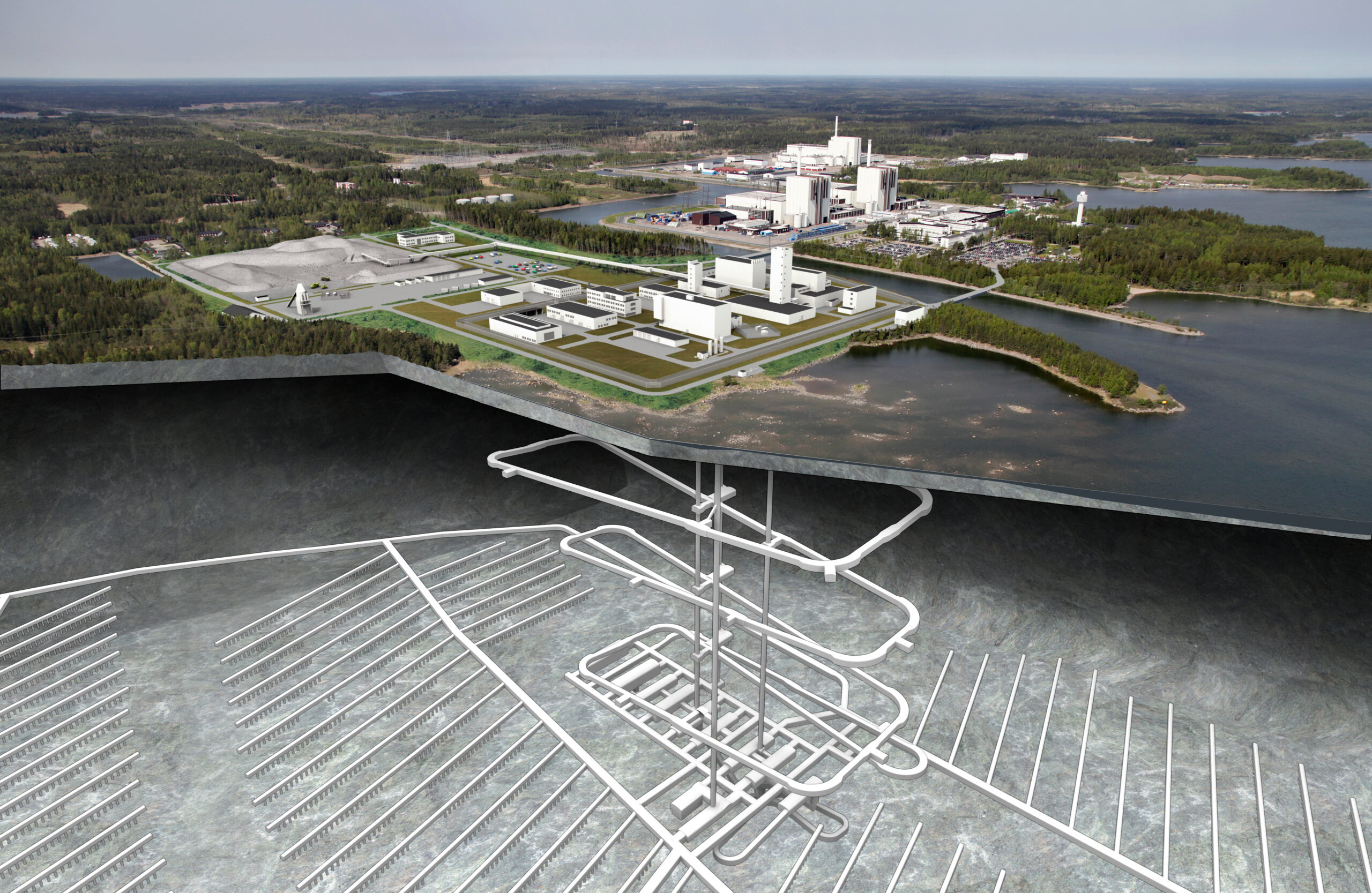SKB, Sweden, 500m Deep Geological Repository being developed at Forsmark.